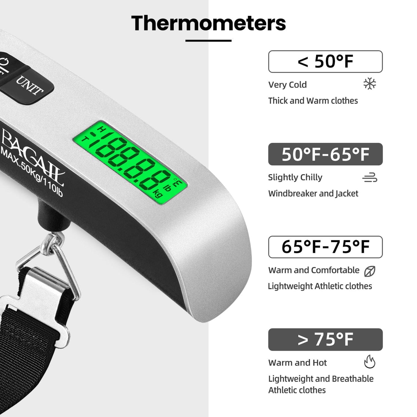 Portable Digital Luggage Scale