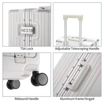 Aluminum Carry-On Luggage Suitcase