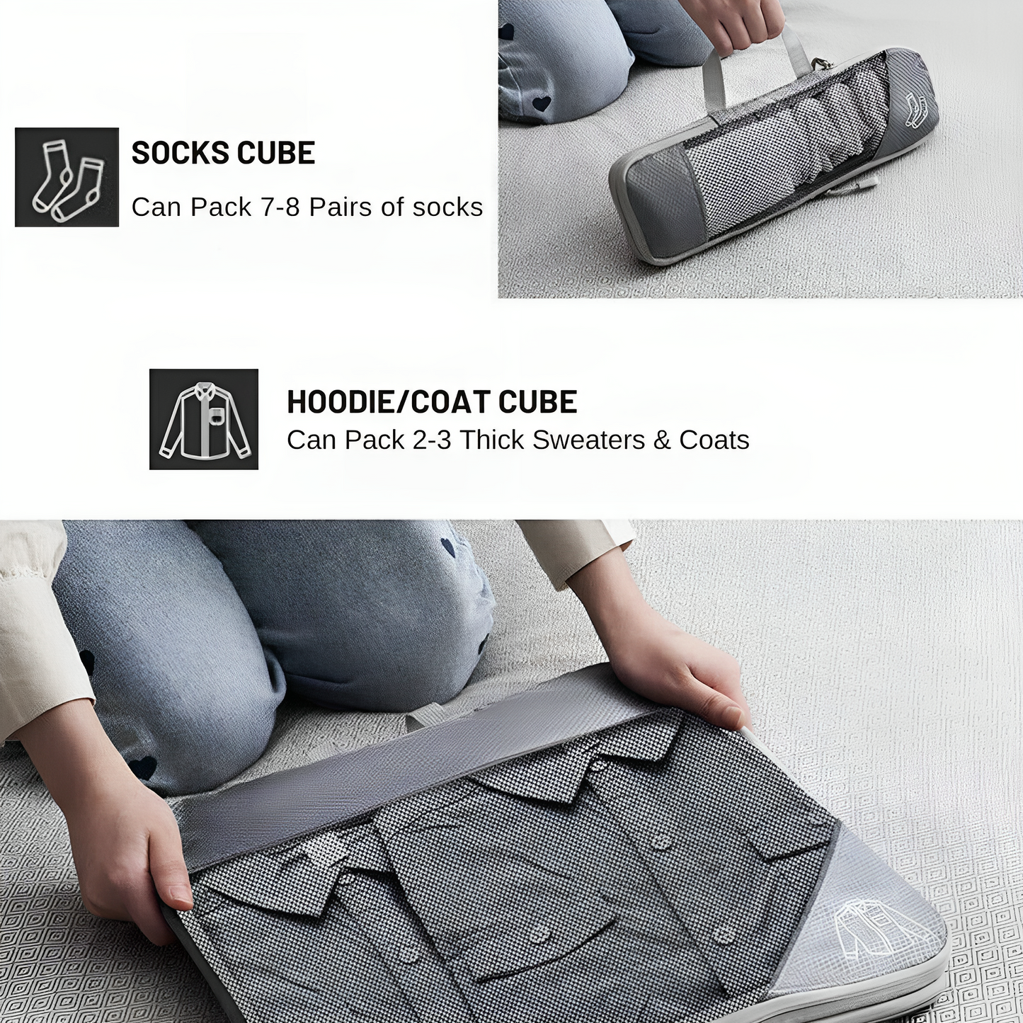 Travel Compression Cubes
