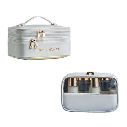 New Women's Cosmetic Bag Portable Storage Bag, Makeup Bag Travel Organizer Essentials Toiletry Bags