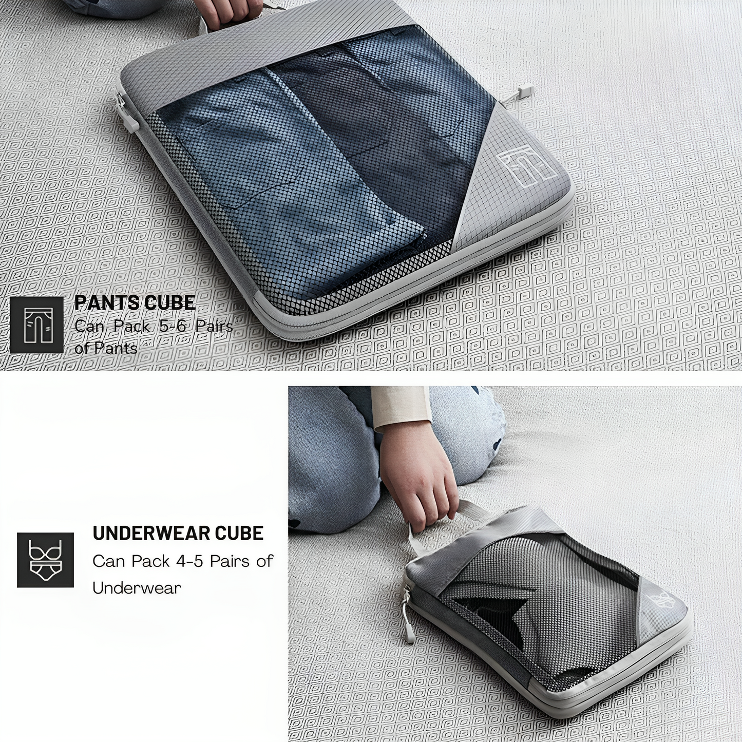 Travel Compression Cubes